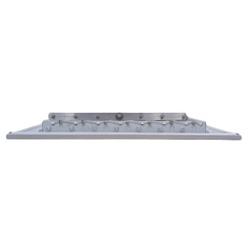 AirGuide Manufacturing, LLC  CBHML-1ME 08x08 1-Way Curved Blade Ceiling Register WHITE Side View