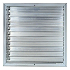 AirGuide Manufacturing CBML-2ME 12x12 2-Way Curved Blade Ceiling Register WHITE Rear View