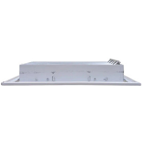 AirGuide Manufacturing CBML-3ME 10x06 3-Way Curved Blade Ceiling Register WHITE side view