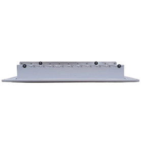 AirGuide Manufacturing CBML-2ME 12x10 2-Way Curved Blade Ceiling Register WHITE Side View