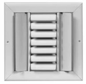 AirGuide Manufacturing, LLC AirGuide CBML-3ME 10x10 3-Way Curved Blade Ceiling Register WHITE