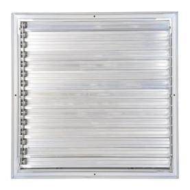 AirGuide Manufacturing CBML-4ME 16x16 4-Way Curved Blade Ceiling Register WHITE Back