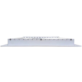 AirGuide Manufacturing CBML-4ME 16x16 4-Way Curved Blade Ceiling Register WHITE Back