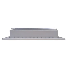 AirGuide VML-ME 10x06 Single Deflection Sidewall Register WHITE side View