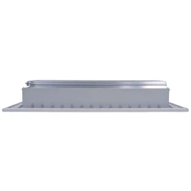 AirGuide VML-ME 12x06 Single Deflection Sidewall Register WHITE side View