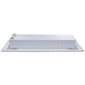 AirGuide VML-ME 12x04 Single Deflection Sidewall Register WHITE side view