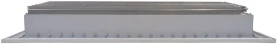 AirGuide VML-ME 16x08 Single Deflection Sidewall Register WHITE side view