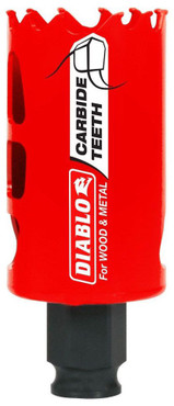 Diablo Tools Diablo DHS1500CT 1-1/2 in. (38mm) Carbide-Tipped Wood & Metal Holesaw