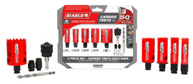 Diablo Tools DHS09SGPCT Diablo 9pc TCT GP Holesaw Set