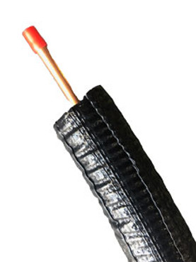 Linesets, Inc. K-Flex Titan 3/8" OD x 25 ft. Length Single Line Set with 1/2" Black Insulation