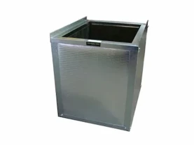 The Metal Shop Duct Board R6 Insulated Return Air Stand 23.5"W x 22"D - 20"H 500-327