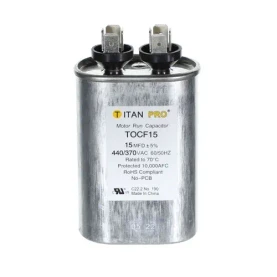 Titan PRO TOCF15 15Mfd 440/370V Oval front