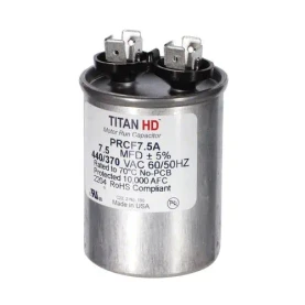 Titan HD Titan HD Capacitor 7.5 Mfd 440V Round (PRCF7.5A) front