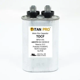 Titan PRO TOCF12.5 12.5 Mfd 440/370V Oval front