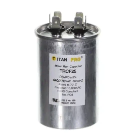 Titan PRO TRCF25 25 Mfd 440/370V Round front