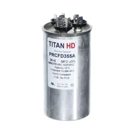 Titan HD Titan HD Capacitor 35 5 Mfd 440V Round (PRCFD355A) front