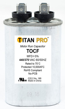 Titan PRO TOCF25 25 Mfd 440/370V/Oval
