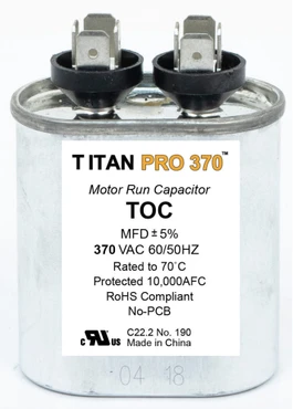 Titan PRO TOC6 6 Mfd 370V Oval