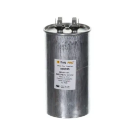 Titan PRO TRCF80 80 Mfd 440/370V Round Capacitor front