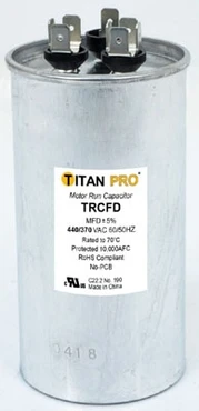 Titan PRO TRCFD7075 70 7.5 Mfd 440/370V Round