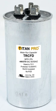 Titan PRO TRCFD805 80 5 Mfd 440/370V Round
