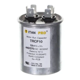 Titan PRO TRCF10 10 Mfd 440/370V Round