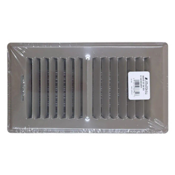 AirMate 300-OS 08x04 Brown Perimeter Floor Register 1400804BR Front