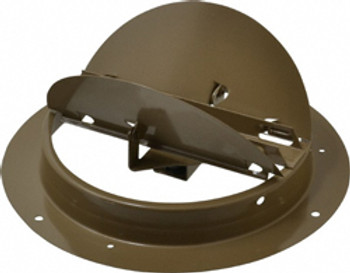 AirMate AirMate 800-D 06" Ceiling Diffuser Butterfly Damper Brown 1800006