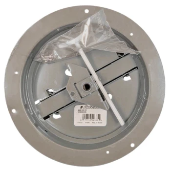 AirMate 800-D 06" Ceiling Diffuser Butterfly Damper Brown 1800006 front view