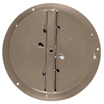 AirMate 800-D 10" Ceiling Diffuser Butterfly Damper Brown 1800010 Back