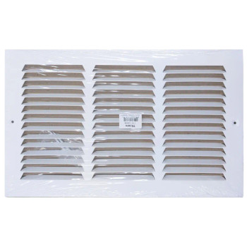 Truaire 14x08 170 Stamped Face Return Air Grille white front
