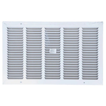 TRUaire 20x12 170 Stamped Face Return Air Grille White Front