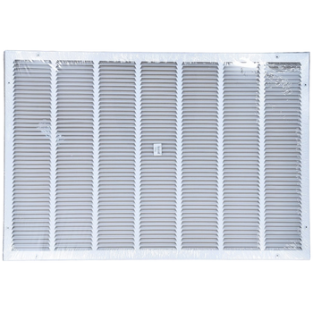 Truaire 36x24 170 Stamped Face Return Air Grille White Front View