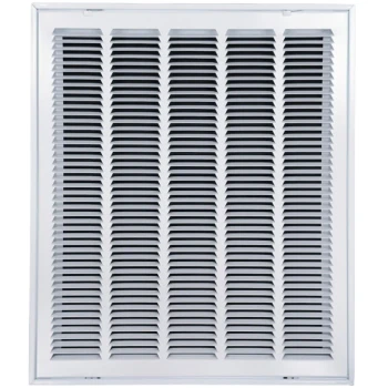 Truaire 20x24 190RF Stamped / Removable Face Return Air Filter Grille Front View
