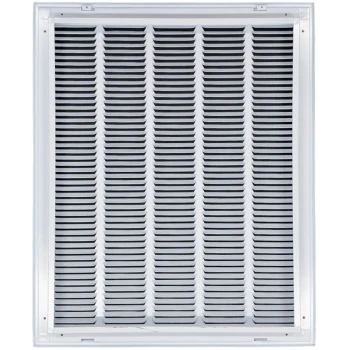 Truaire 20x25 190RF Stamped / Removable Face Return Air Filter Grille back View