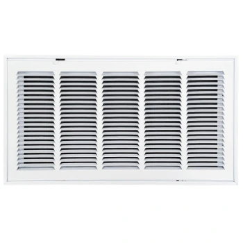 Truaire 24x12 190RF Stamped / Removable Face Return Air Filter Grille Front View