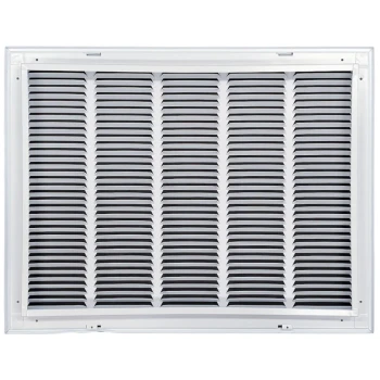 Truaire 24x18 190RF Stamped / Removable Face Return Air Filter Grille back View