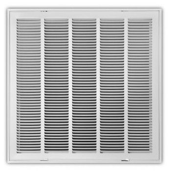 Truaire 24x24 190RF Stamped / Removable Face Return Air Filter Grille Front View