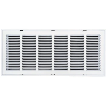 Truaire 30x12 Stamped / Removable Face Return Air Filter Grille Front View