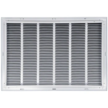 Truaire 30x20 190RF Stamped / Removable Face Return Air Filter Grille back view