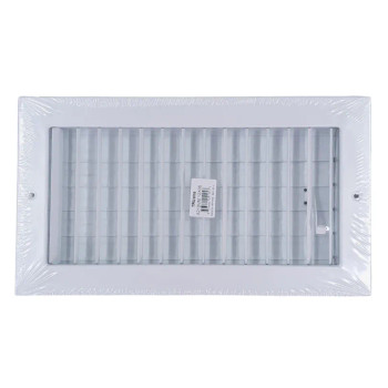 Truaire 12x06 A210VM Bar Type Supply Register White Front View