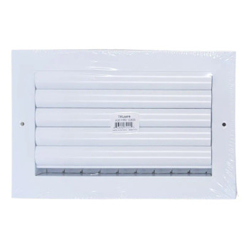 truaire 10x06 A301HM 1-Way Adjustable Curved Blade Supply Register Front