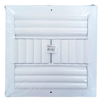 Truaire 10x10 A304M 4-Way Adjustable Curved Blade Supply Register Front
