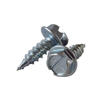 Malco Products Zip-In Screw 8x3/4 1000/TUB Hex Washer SlotTED Head HW8x3/4ZT