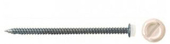 Malco Products Zip-In Register Screw 8x1-1/2 250/TUB WHITE Hex Washer SlotTED Head HW8x1-1/2ZWT