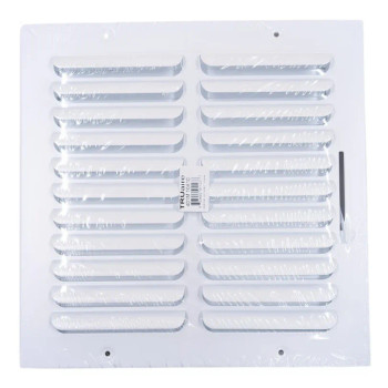 Truaire 10x10 401 1-Way Curved Blade Supply Register white