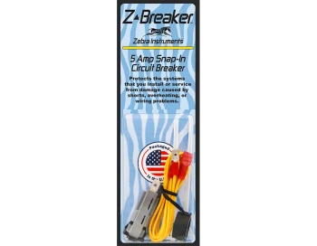 Zebra HVAC, LLC ZBREAKER SET 1 CIRCUIT 5amp BREAKER W/Wires,Terminals ZK005