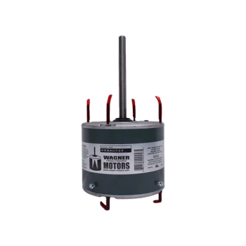 Diversitech Wagner WG840729 Single Speed Condenser Fan Motor 1/3HP, 1075/1 RPM, 2.8FLA, 208-230V, 60C Ambient Front View
