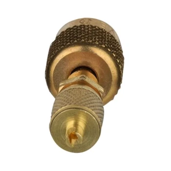 Diversitech Multi-Purpose Brass Adapter For Mini Split R410A Service Valve MSA-45 left view