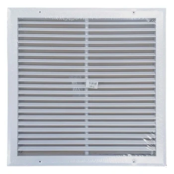 Truaire 18x18 A270 Aluminum Return Air Grille White Front View